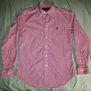 Ralph Lauren Polo Slim Button Down Striped Oxford